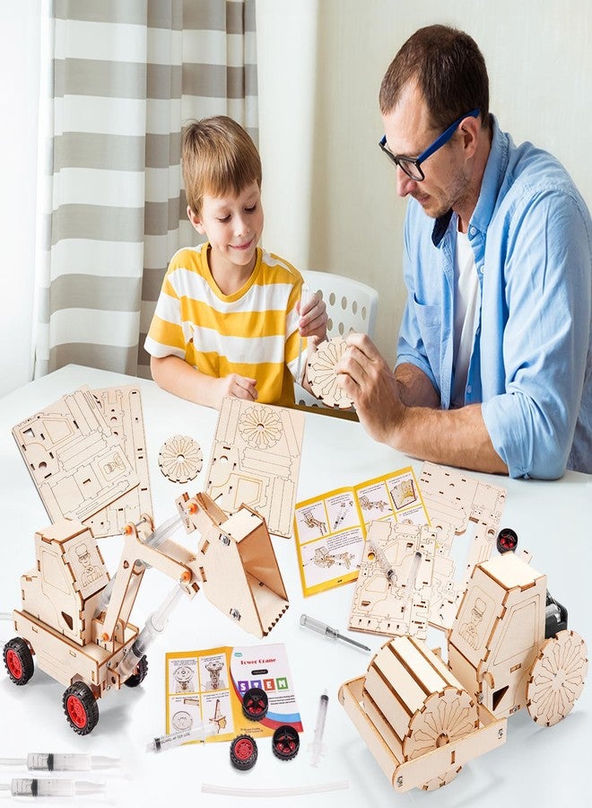Yutin STEM Kits for Kids Ages 8-10 10-12, Wood Building Crafts Kit for Boys 8-12, Model Car Kit, 3D Wooden Puzzles Woodworking Science Projects, Construction Engineering STEM Toys for 8 10 13 12 14 Year Old - Image 4